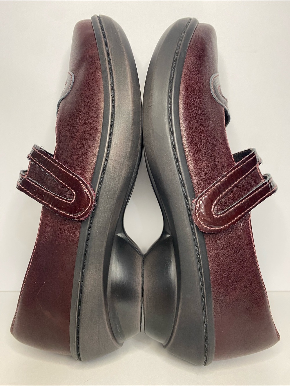 Naot Kirei Mary Jane Leather Comfort Shoes Burgundy EU 38 US 7 - Picture 8 of 14